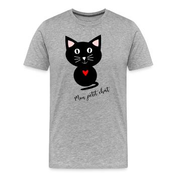 Jahrestag. Jubiläumsdekade. Humor. komisch - Männer Premium Bio T-Shirt - Grau meliert - Vorne - Damien (186cm)