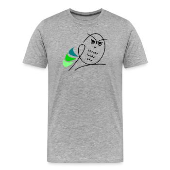 anniversary. Anniversary Decade. humor. funny - Men's Premium Organic T-Shirt - heather grey - Front - Damien (186cm)