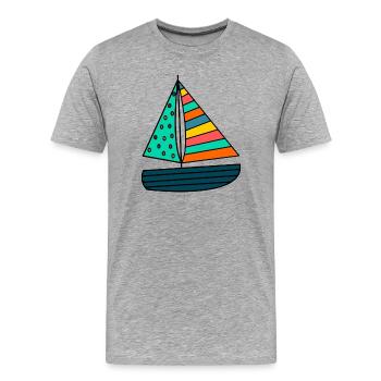 anniversary. Anniversary Decade. humor. funny - Men's Premium Organic T-Shirt - heather grey - Front - Damien (186cm)
