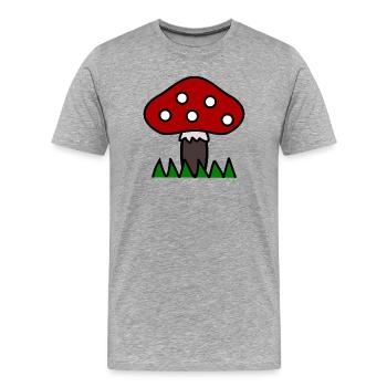 Jahrestag. Jubiläumsdekade. Humor. komisch - Männer Premium Bio T-Shirt - Grau meliert - Vorne - Damien (186cm)