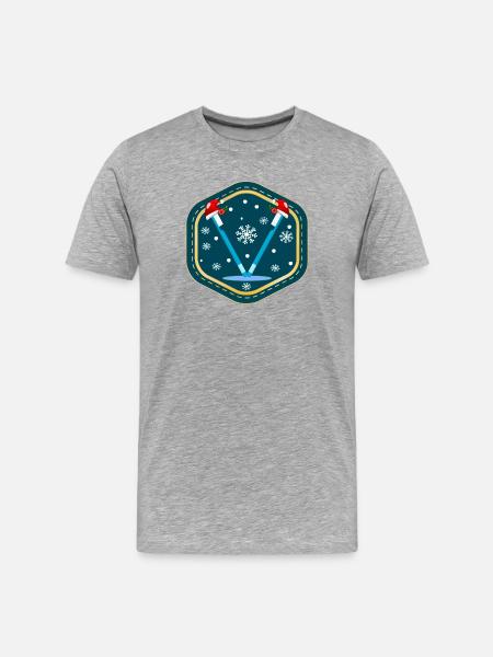 CHRISTMAS KIDS DENTIST ZFA - Men's Premium Organic T-Shirt - heather grey