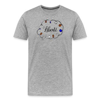 anniversary. Anniversary Decade. humor. funny - Men's Premium Organic T-Shirt - heather grey - Front - Damien (186cm)