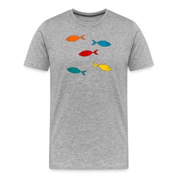 anniversary. Anniversary Decade. humor. funny - Men's Premium Organic T-Shirt - heather grey - Front - Damien (186cm)