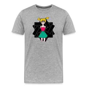 anniversary. Anniversary Decade. humor. funny - Men's Premium Organic T-Shirt - heather grey - Front - Damien (186cm)