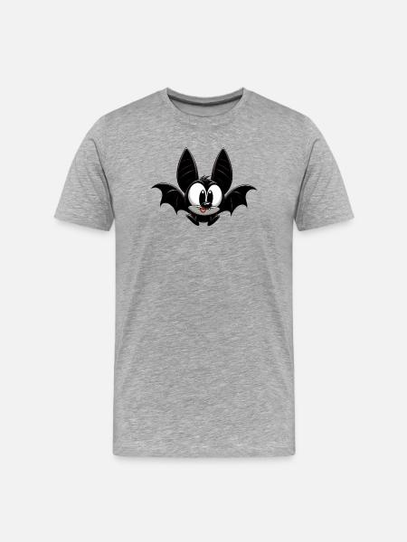 Bat - Men's Premium Organic T-Shirt - heather grey