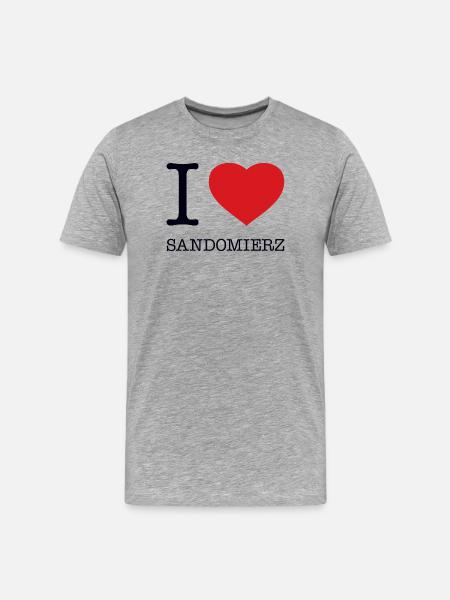 J’ADORE SANDOMIERZ - T-shirt bio Premium Homme - gris chiné