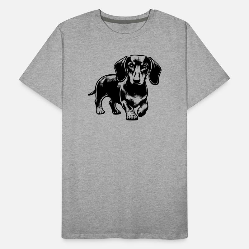 Teckel T-shirt bio Premium Homme