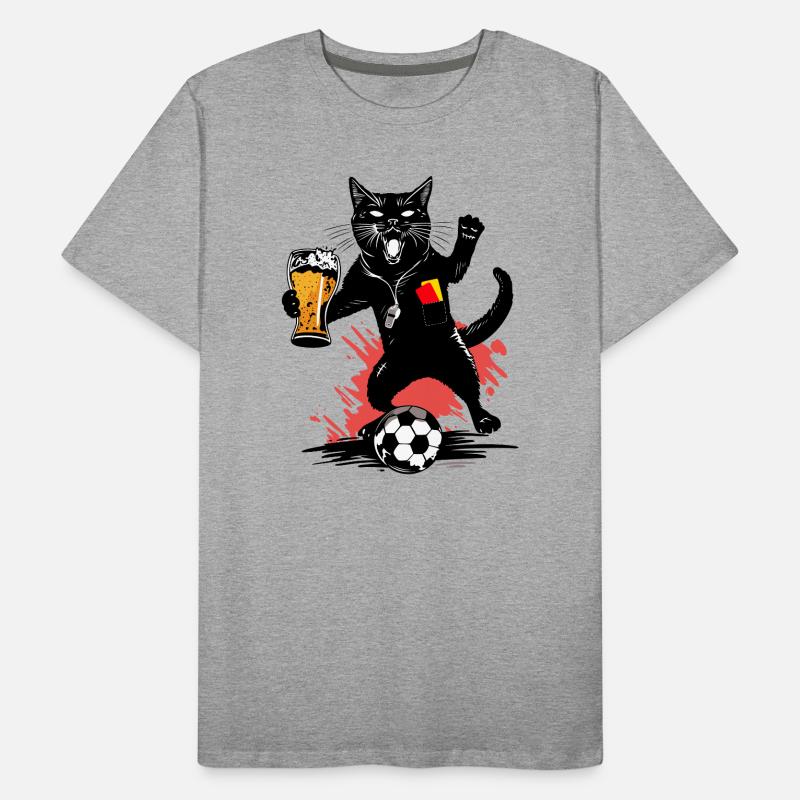 Chat arbitre - Chat arbitre T-shirt bio Premium Homme