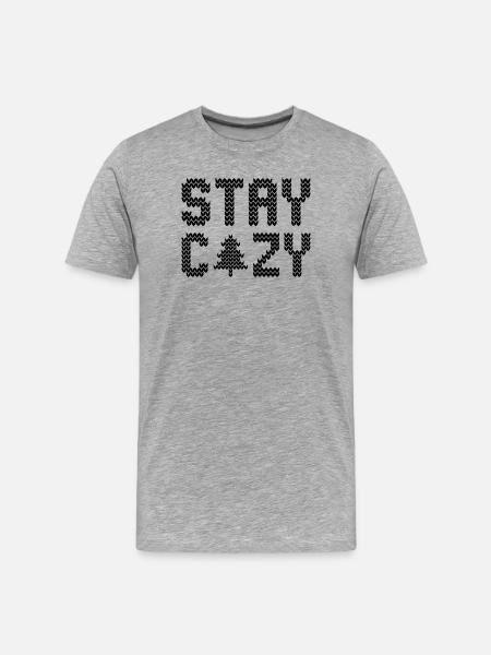 cozy christmas - Men's Premium Organic T-Shirt - heather grey