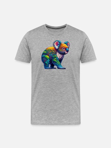 Koala - T-shirt bio Premium Homme - gris chiné