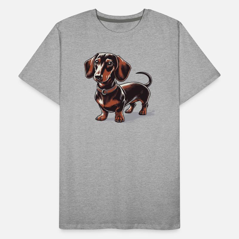 Teckel T-shirt bio Premium Homme