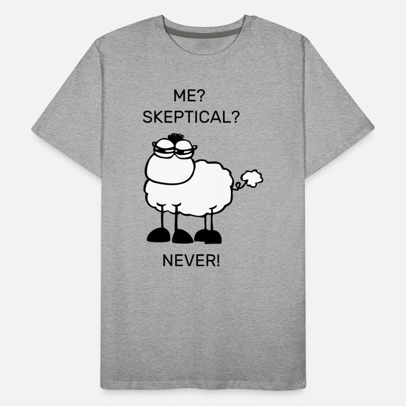 Skeptical sheep Men's Premium Organic T-Shirt