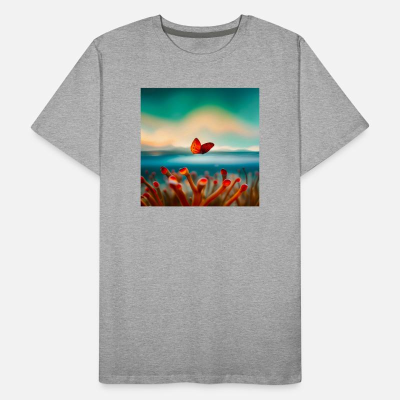 Papillon Corail T-shirt bio Premium Homme