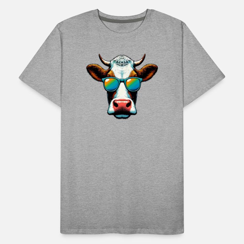 Vache T-shirt bio Premium Homme