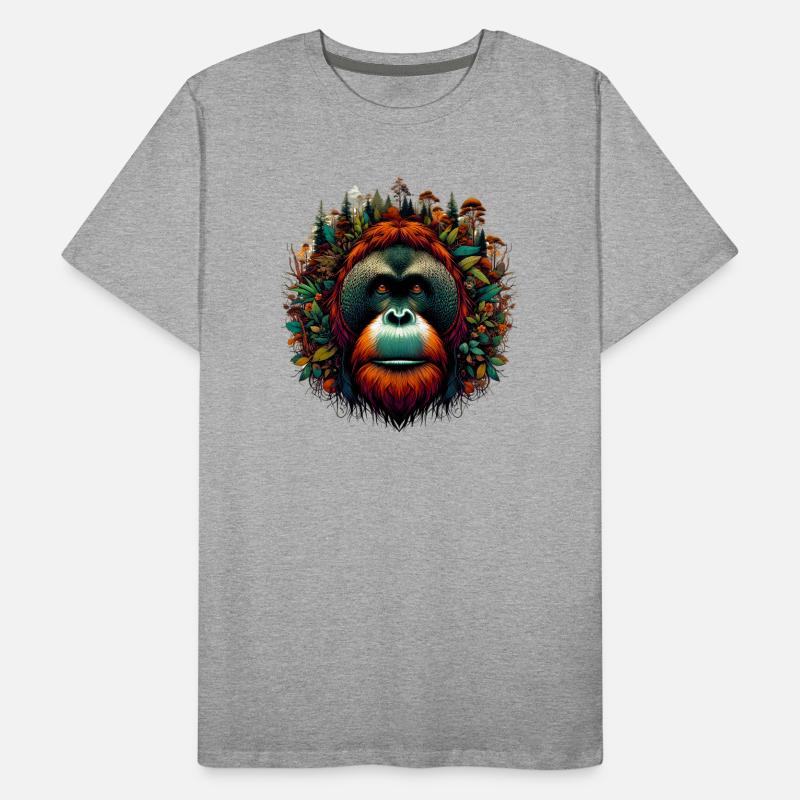 Orangutan Monkey Orangutan Men's Premium Organic T-Shirt