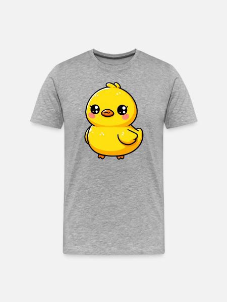 Duckling Duck Duck Duck - Men's Premium Organic T-Shirt - heather grey