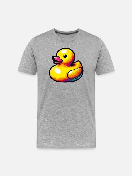 Duckling Duck Duck Duck - Men's Premium Organic T-Shirt - heather grey