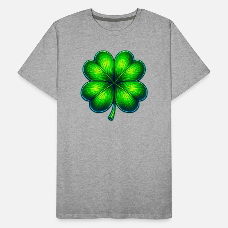 Four-leaf clover Men's Premium Organic T-Shirt