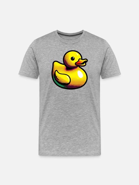 Duckling Duck Duck Duck - Men's Premium Organic T-Shirt - heather grey