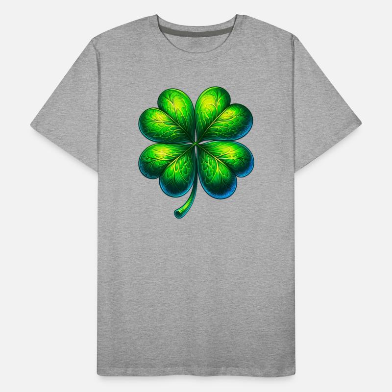 Four-leaf clover Men's Premium Organic T-Shirt
