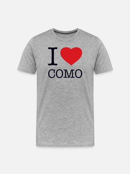 J’ADORE CÔME - T-shirt bio Premium Homme - gris chiné