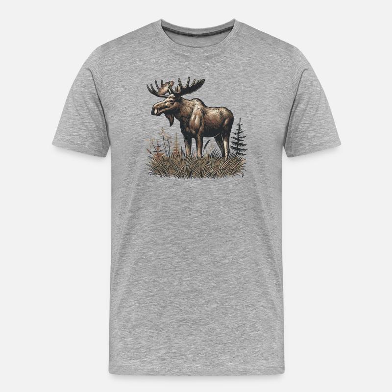 Élan - T-shirt bio Premium Homme - gris chiné