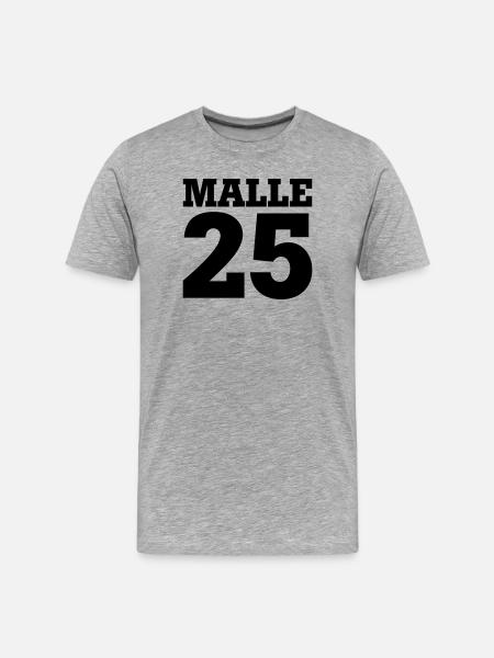 Malle 25 - T-shirt bio Premium Homme - gris chiné