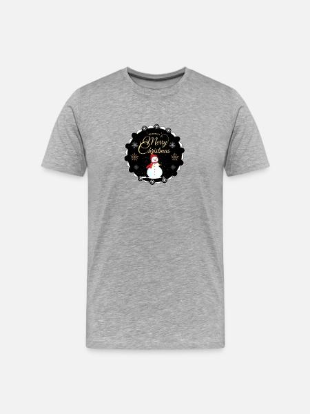 Christmas Fun - Men's Premium Organic T-Shirt - heather grey