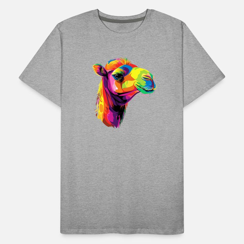 Camel Dromedary Bactrian Camel Gift Camels Men's Premium Organic T-Shirt
