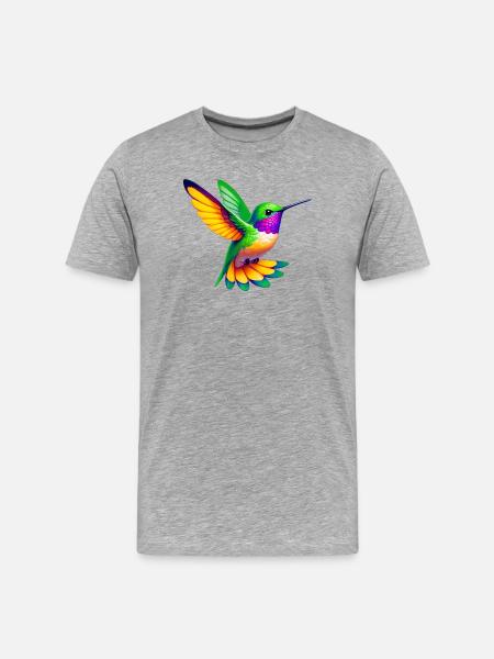 Colibri - T-shirt bio Premium Homme - gris chiné