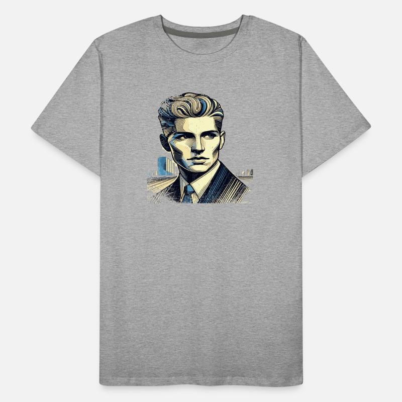Unknown | Stranger | frayed edge Men's Premium Organic T-Shirt