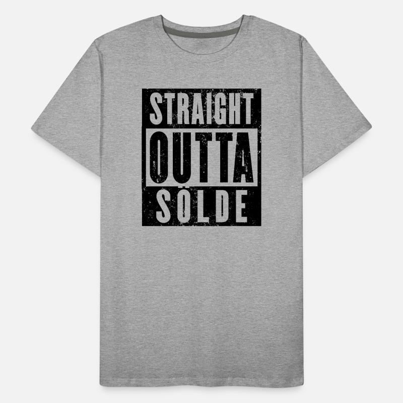 Sölde, Ruhrgebiet, Ruhrpott, echter Sölder Männer Premium Bio T-Shirt