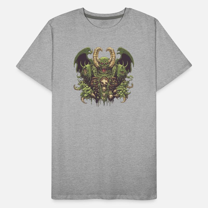 Nurgle-Logo Männer Premium Bio T-Shirt