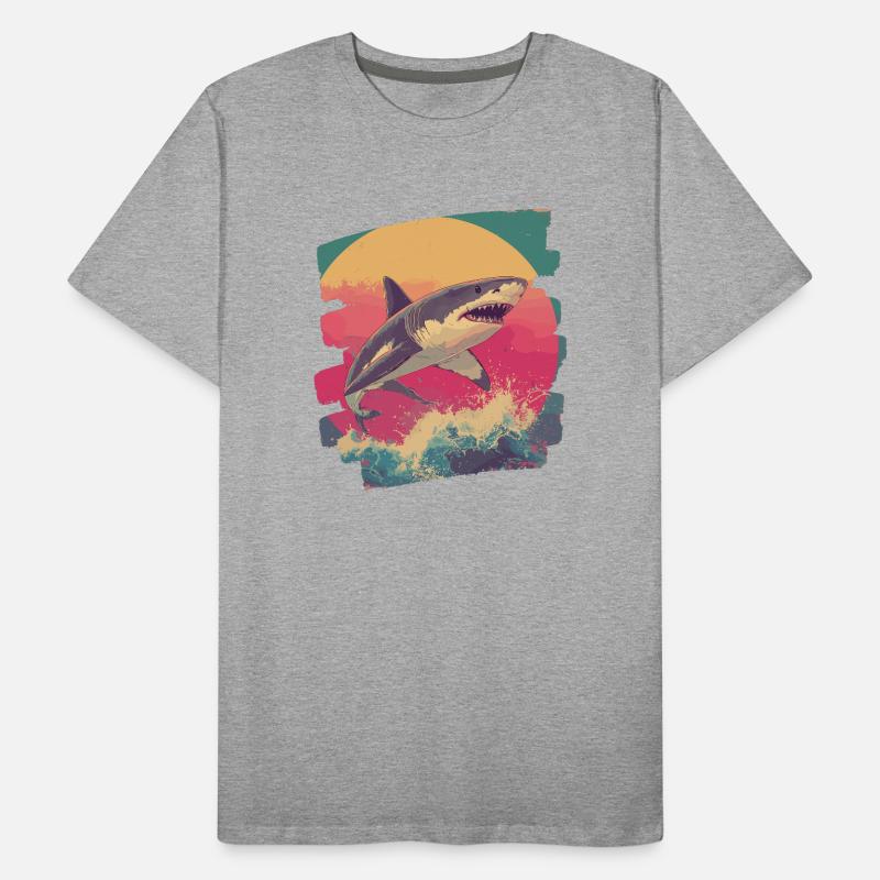 Requin T-shirt bio Premium Homme