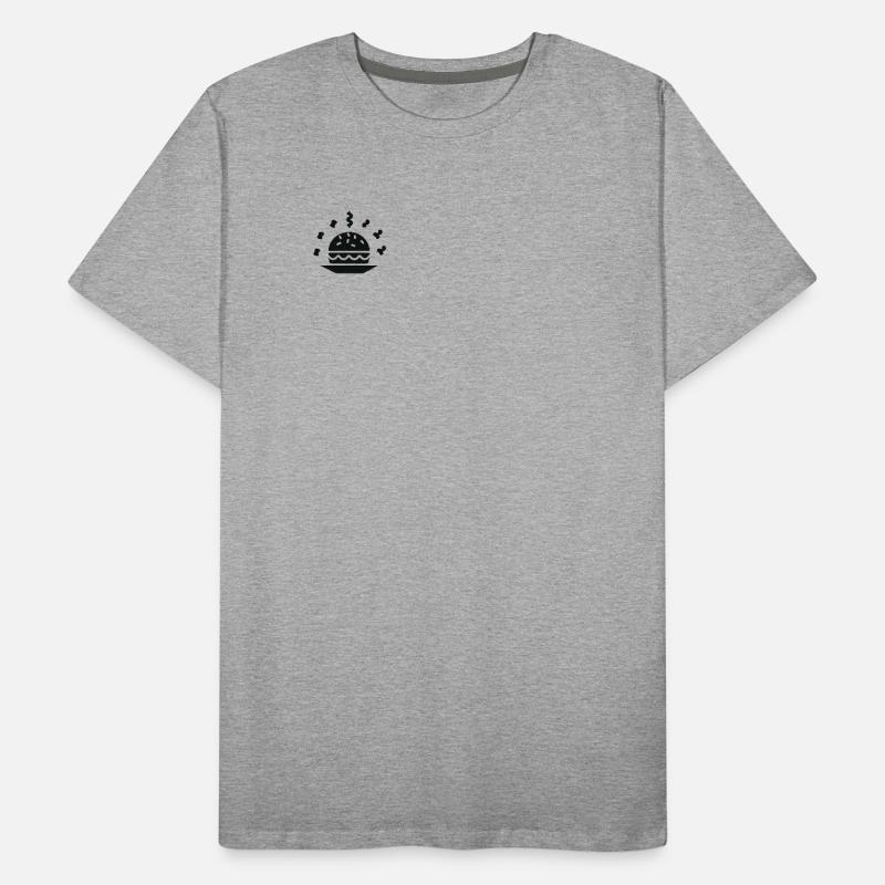 Burger Männer Premium Bio T-Shirt