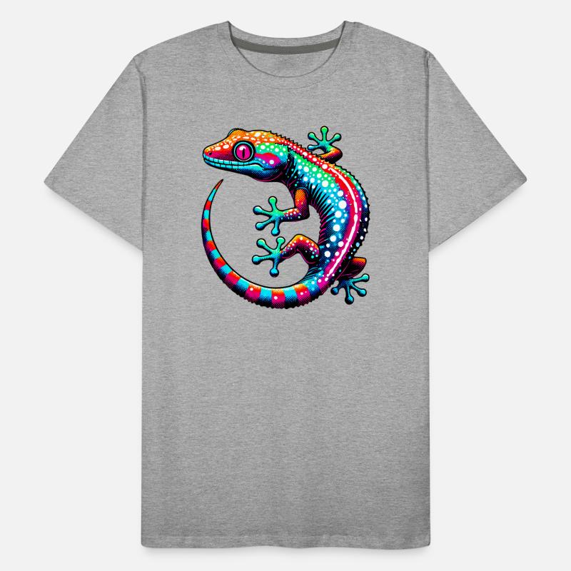 Gecko Männer Premium Bio T-Shirt