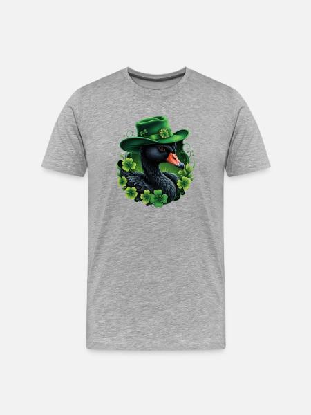 Irish elegance - Men's Premium Organic T-Shirt - heather grey