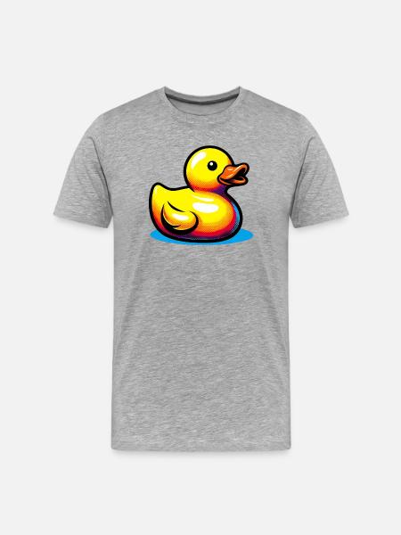 Duckling Duck Duck Duck - Men's Premium Organic T-Shirt - heather grey