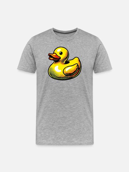 Duckling Duck Duck Duck - Men's Premium Organic T-Shirt - heather grey
