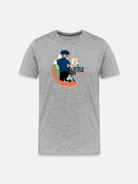 Little boy dreams - T-shirt bio Premium Homme - gris chiné