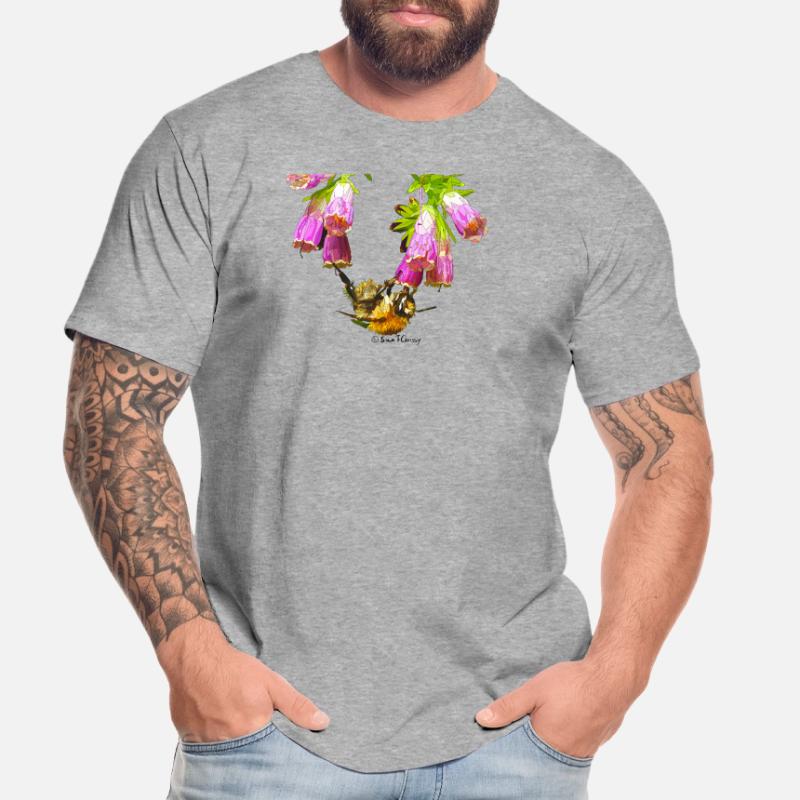 Bee mosaic with realistic effect Men's Premium Organic T-Shirt