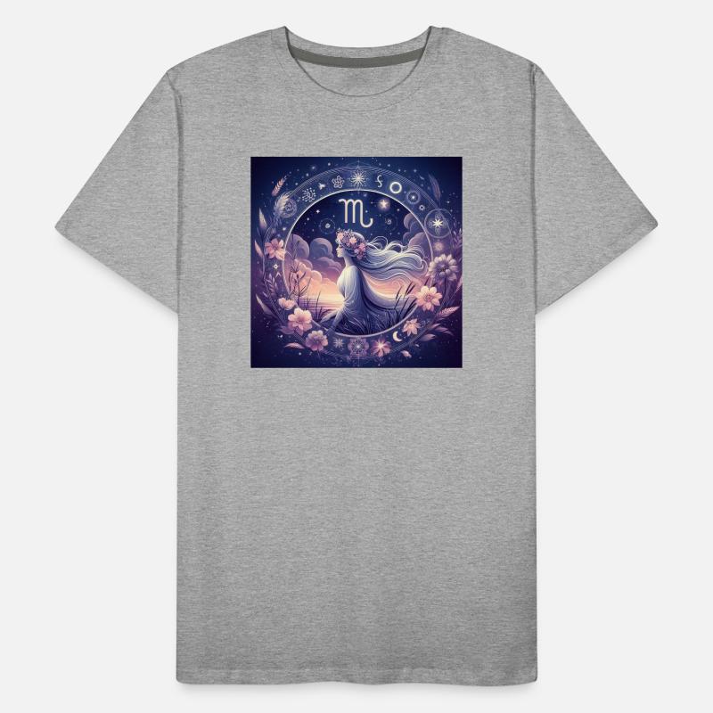 VIERGE -\ Zodiaque T-shirt bio Premium Homme