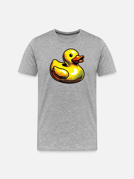 Duckling Duck Duck Duck - Men's Premium Organic T-Shirt - heather grey