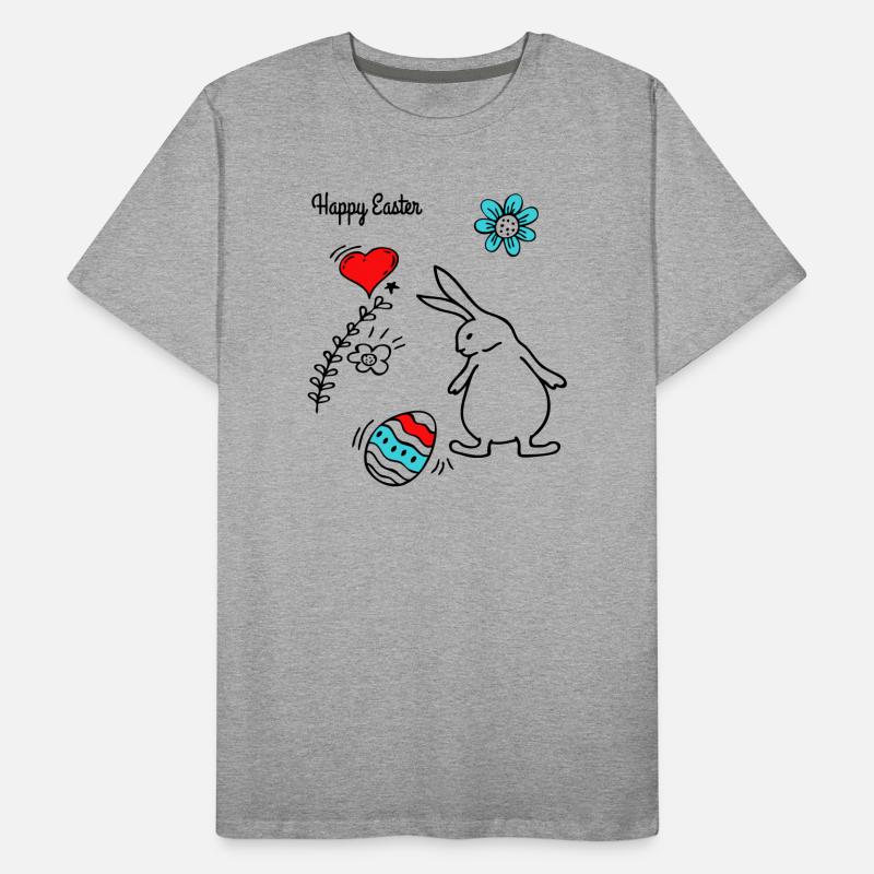 Joyeuses Pâques T-shirt bio Premium Homme