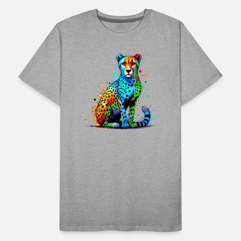 Guépard T-shirt bio Premium Homme