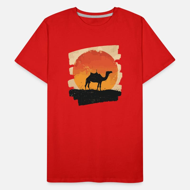 Kamel Männer Premium Bio T-Shirt