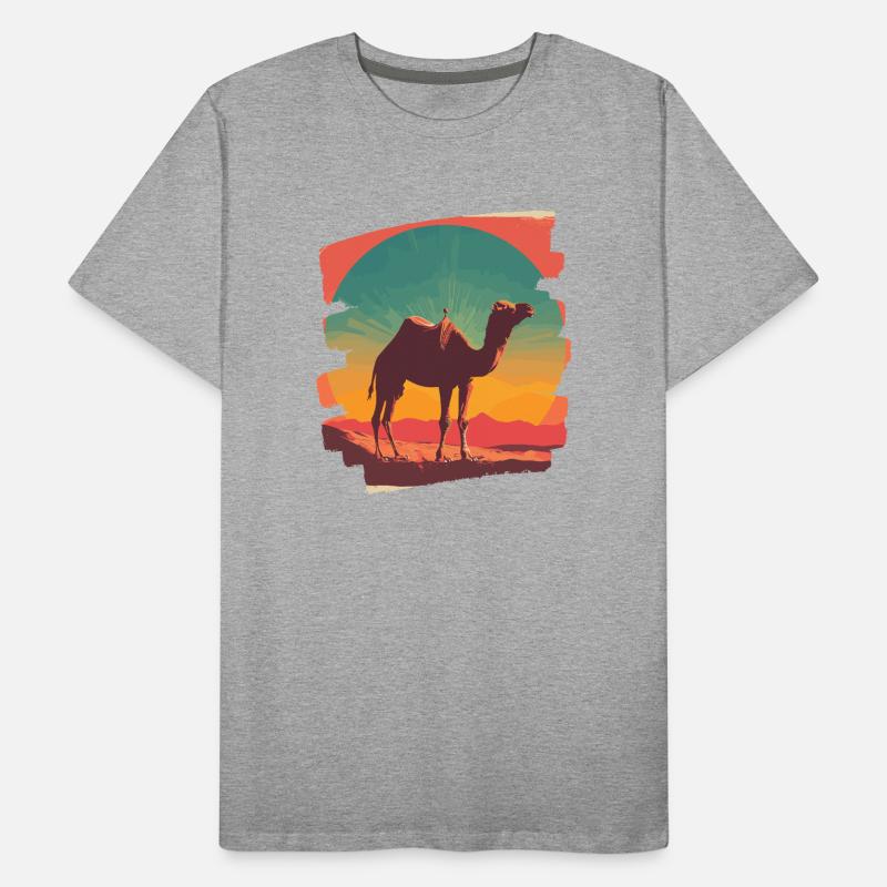 Kamel Männer Premium Bio T-Shirt