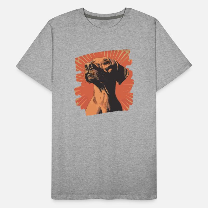 Rhodésian Ridgeback T-shirt bio Premium Homme