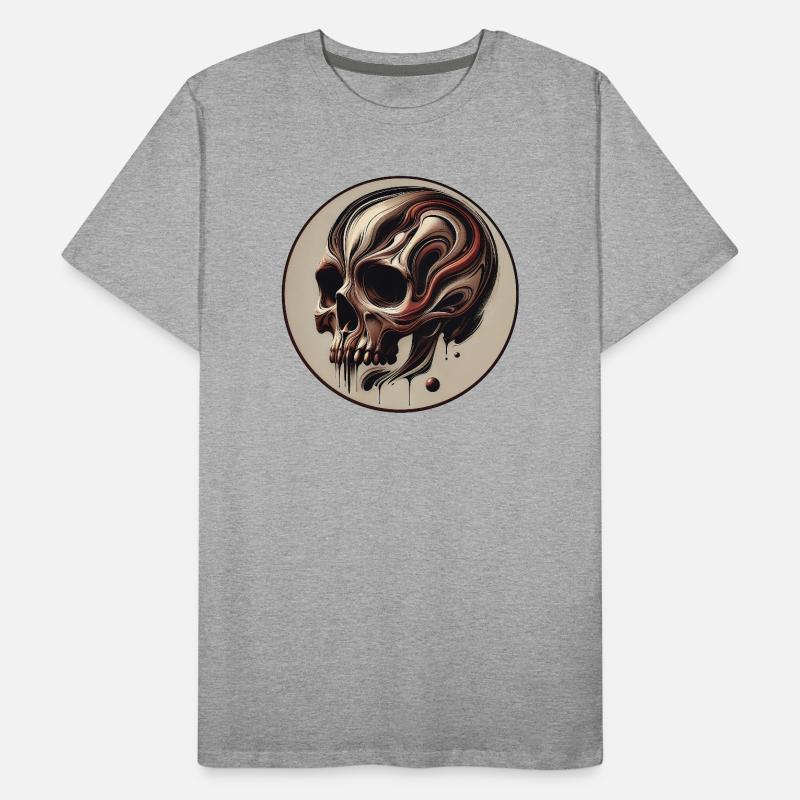 Crâne orné T-shirt bio Premium Homme