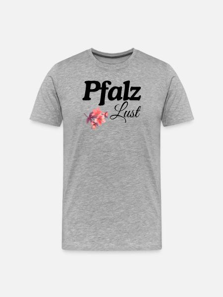 Fleur Palatine - T-shirt bio Premium Homme - gris chiné